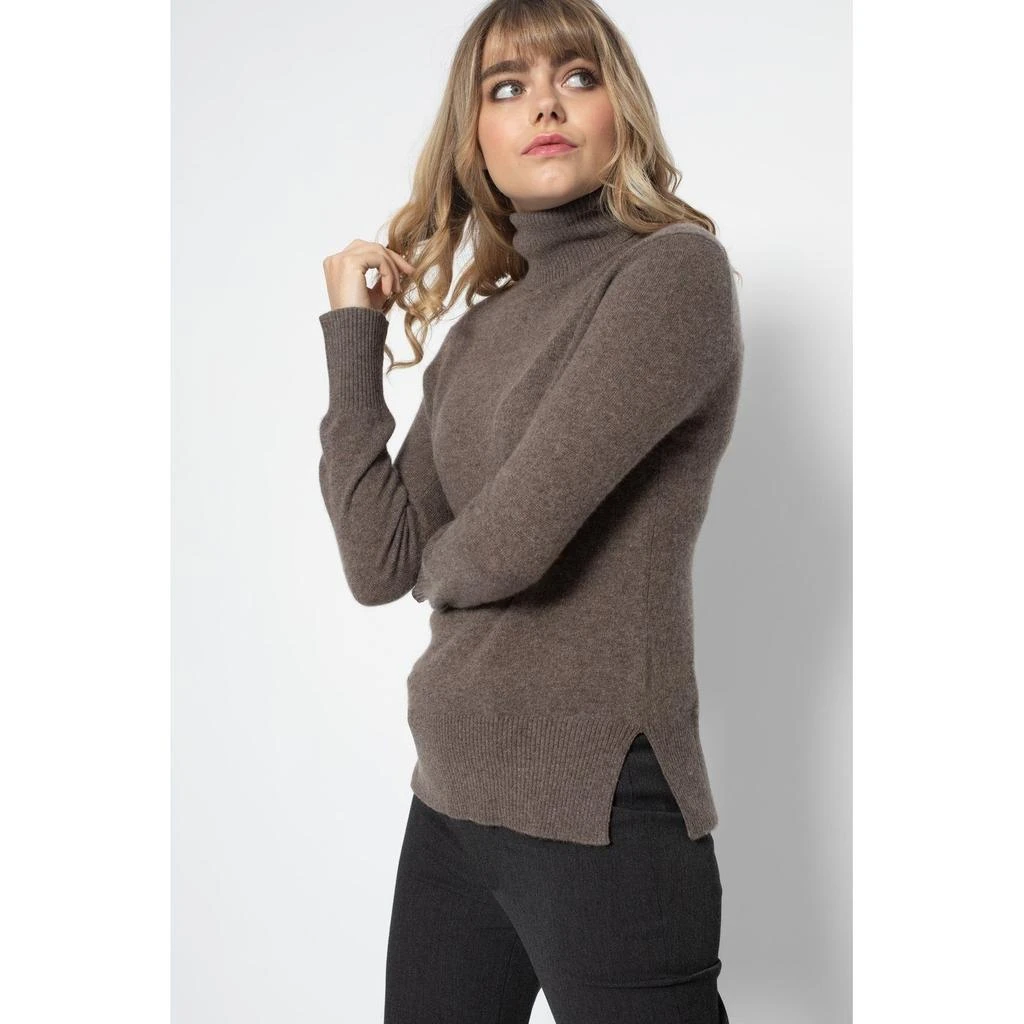 商品预计3周后发货 Perfect Cashmere|Perfect Cashmere - Pull Col Roulé Loose Tracy Taupe, 100% Cachemire, 2 Fils, Jersey - Femme,价格¥475,第1张图片