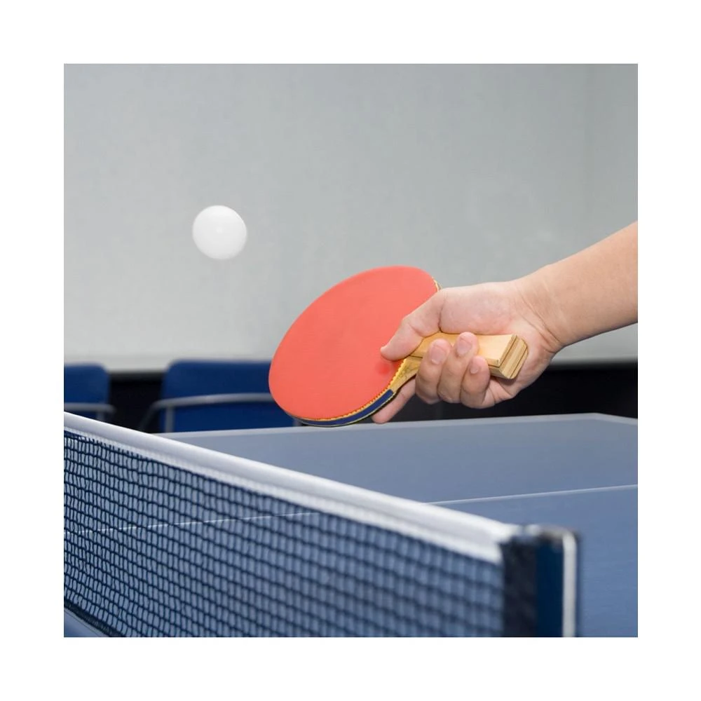 Hey Play Table Tennis Set - Portable Instant Two Player Game With Retractable Net, Wooden Paddles And Balls For Two Player Family Fun On The Go 商品