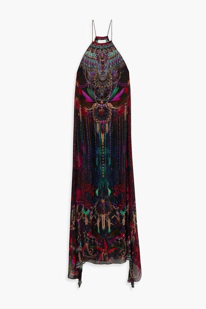 商品Camilla|Embellished printed silk-chiffon maxi dress,价格¥1980,第1张图片