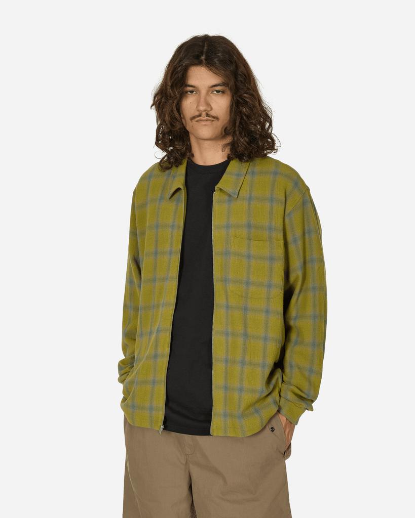 Stussy Plaid Zip Shirt Black/Yellow モヘア Buy Stussy Wool Plaid Zip Shirt 'Yellow' - 1110297 YELL | GOAT