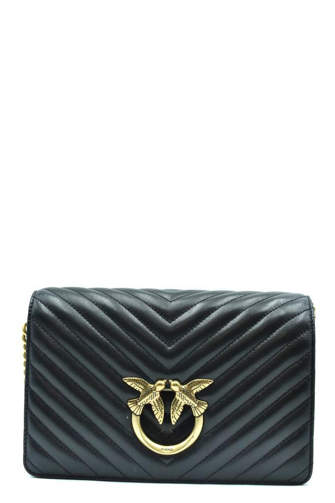 商品PINKO|Pinko Womens Black Shoulder Bag,价格¥3886,第1张图片