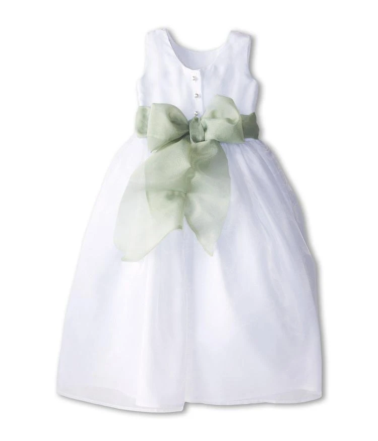 商品Us Angels|Sleeveless Organza Dress (Little Kids),价格¥408,第2张图片详细描述