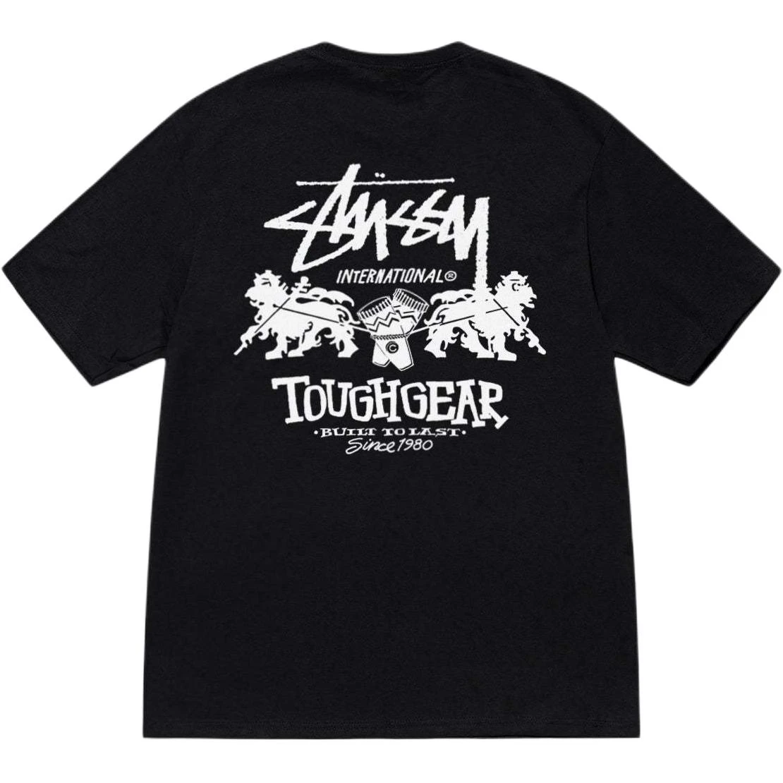 商品[国内直发] STUSSY|FW24 TOUGH GEAR INTERNATIONAL TEE logo印花宽松罗纹圆领短袖T恤 男女同款,价格¥737,第4张图片详细描述