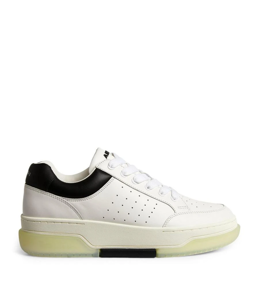商品AMIRI|Leather Stadium Low-Top Sneakers,价格¥5352,第1张图片