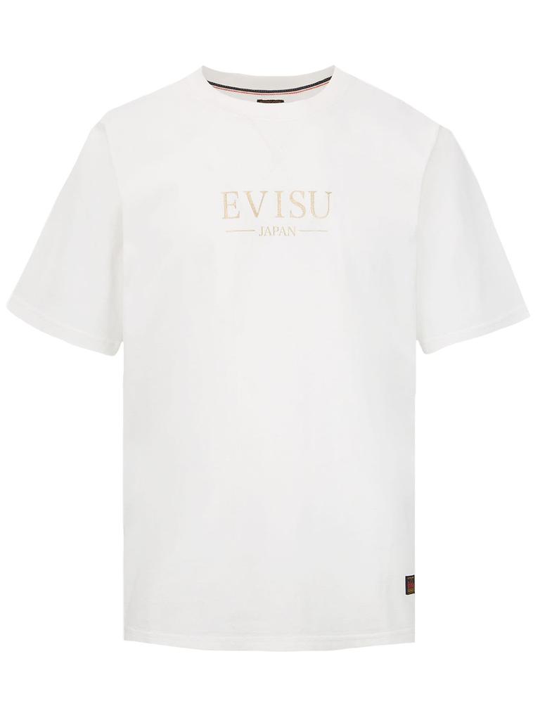 Evisu White Cotton T-shirt商品第1张图片规格展示