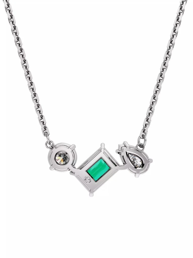 商品Swarovski|Mesmera Rhodium-Plated & Crystal Mixed-Cut Pendant Necklace,价格¥967,第4张图片详细描述