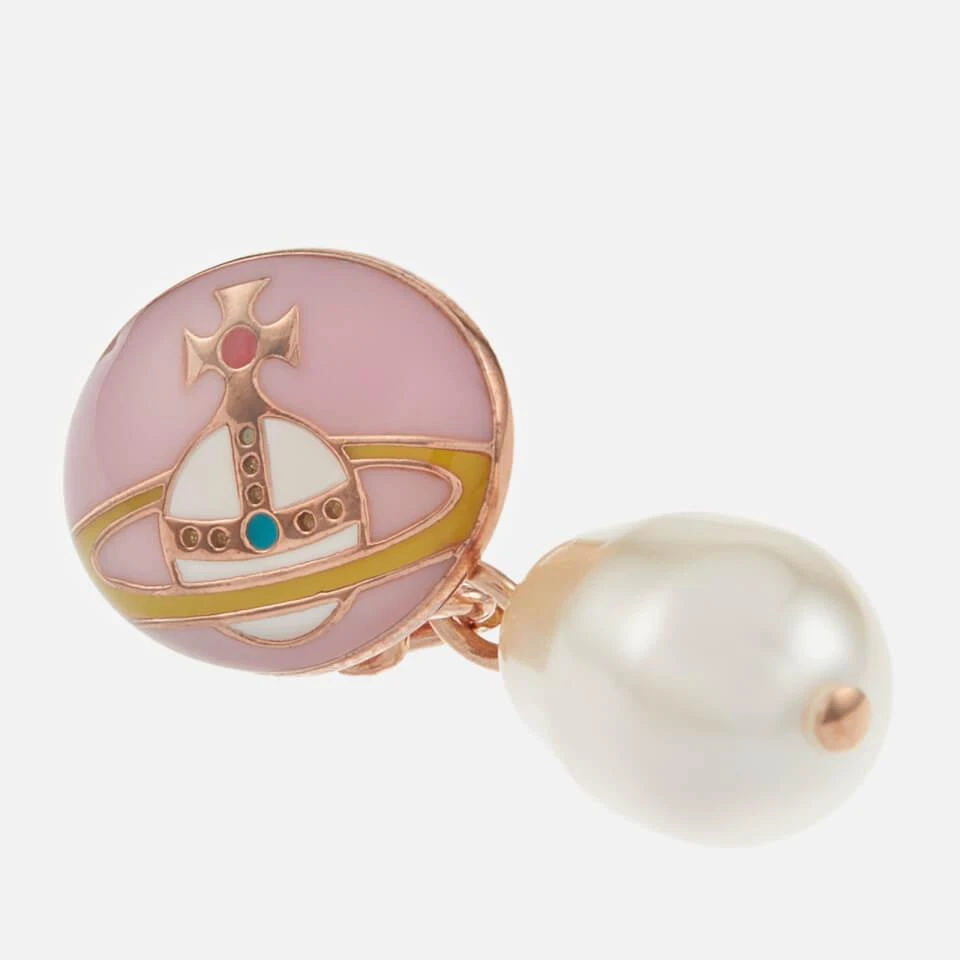 商品Vivienne Westwood|Vivienne Westwood Loelia Pink Gold-Tone Faux Pearl Earrings,价格¥1307,第4张图片详细描述