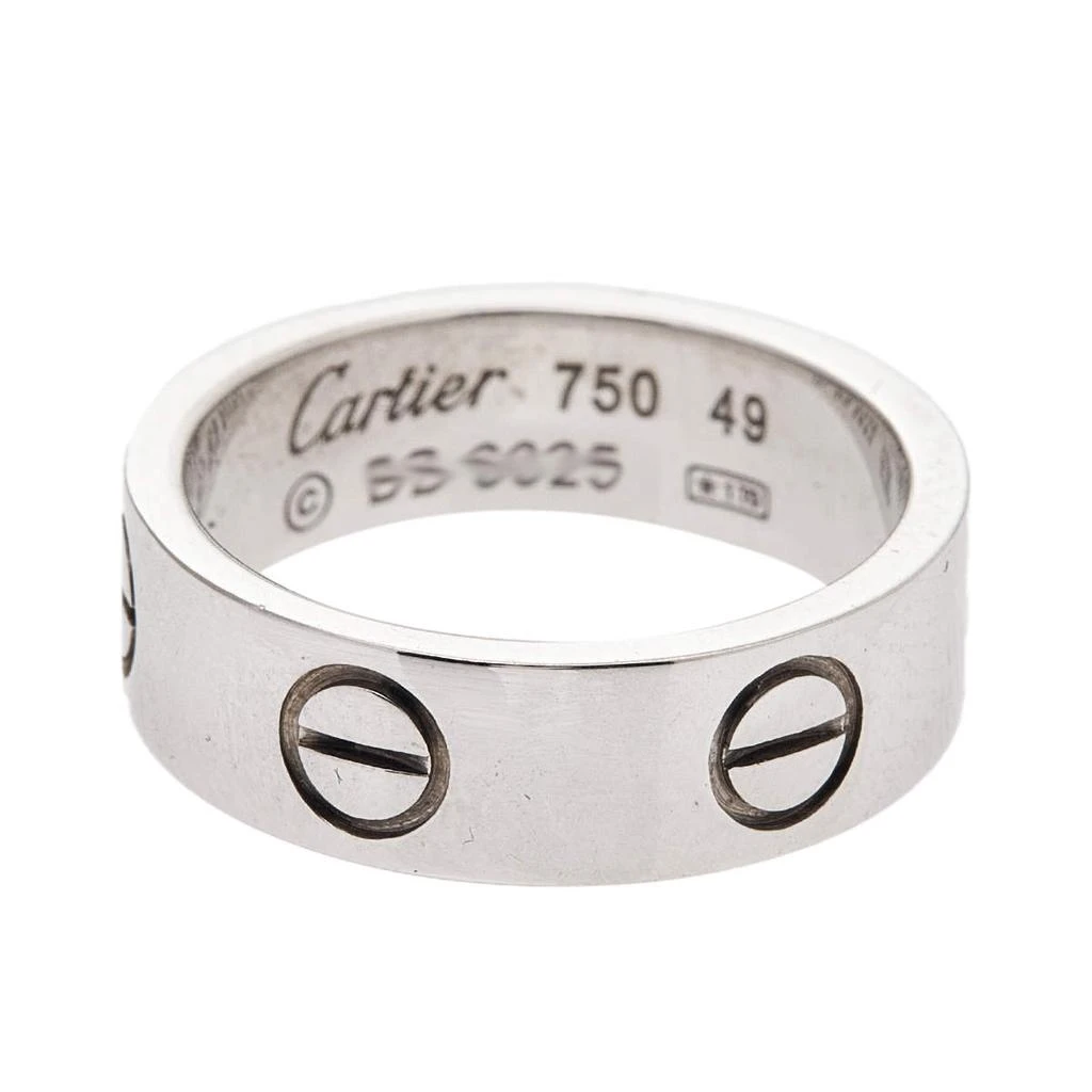 商品[二手商品] Cartier|Cartier Love 18K White Gold Ring EU 49,价格¥5108,第2张图片详细描述