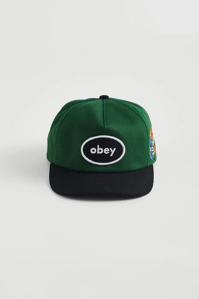 商品Obey|OBEY Lesson Unstructured Snapback Hat,价格¥283,第3张图片详细描述