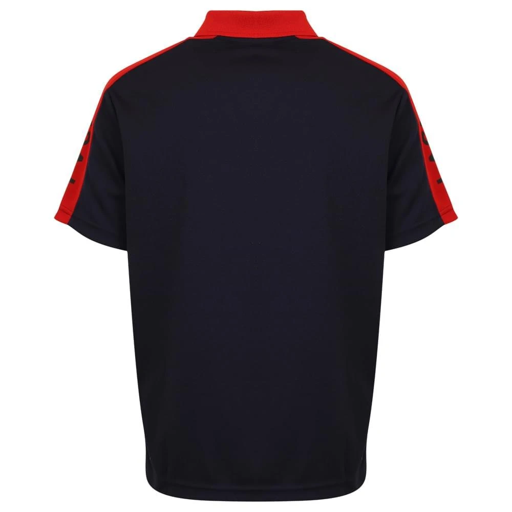 商品Lacoste|Navy & Red Logo Panel Polo Shirt,价格¥222,第3张图片详细描述