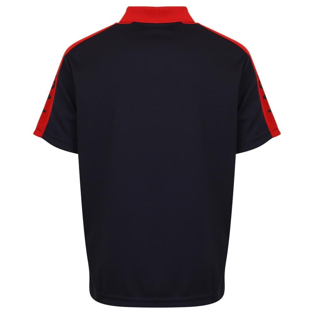 商品Lacoste|Navy & Red Logo Panel Polo Shirt,价格¥212,第5张图片详细描述