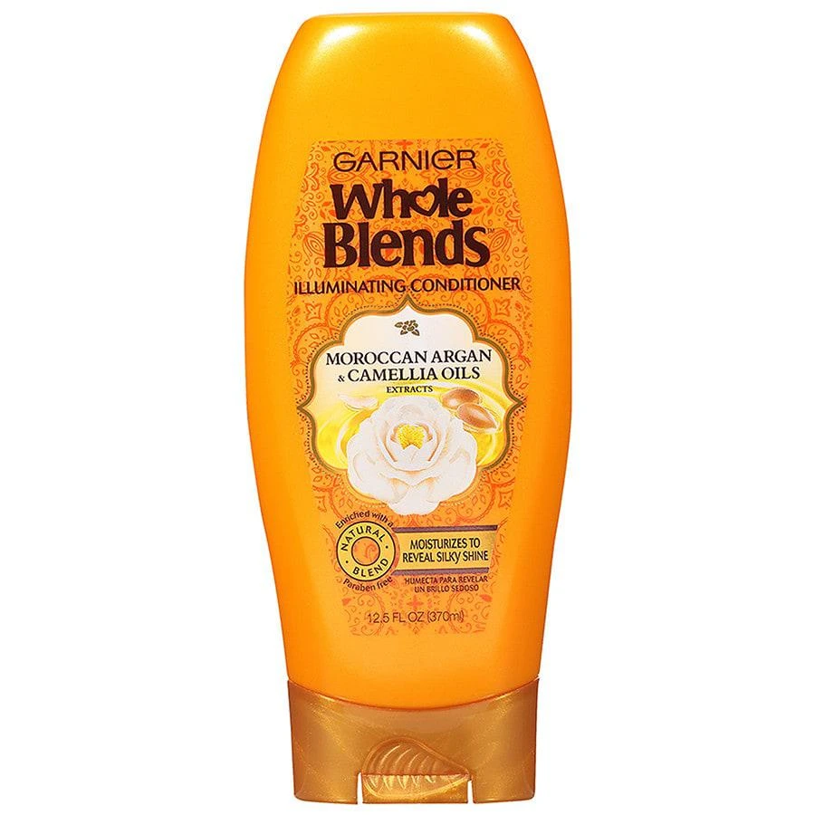 商品Garnier Whole Blends|Illuminating Conditioner with Moroccan Argan & Camellia Oils Extracts,价格¥34,第1张图片