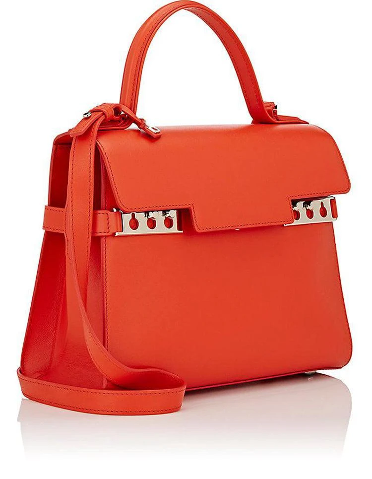 商品Delvaux|Tempête MM Leather Satchel,价格¥44929,第3张图片详细描述