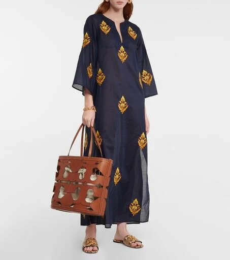 商品Tory Burch|皮革挖剪托特包,价格¥4386,第5张图片详细描述