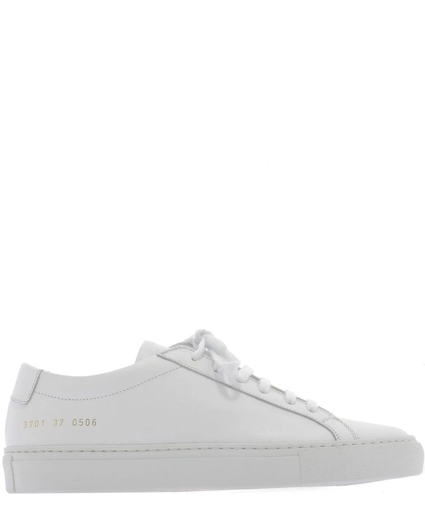 商品Common Projects|Common Projects Womens White Leather Sneakers,价格¥3915,第1张图片