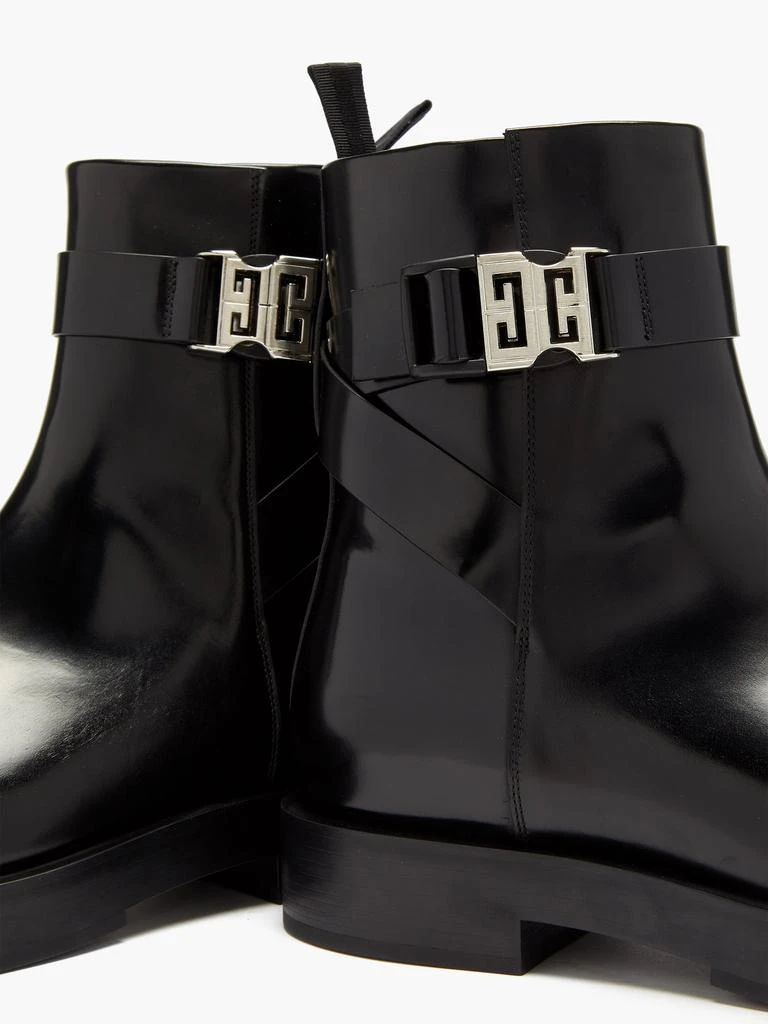 商品Givenchy|Square-toe leather ankle boots,价格¥7838,第2张图片详细描述