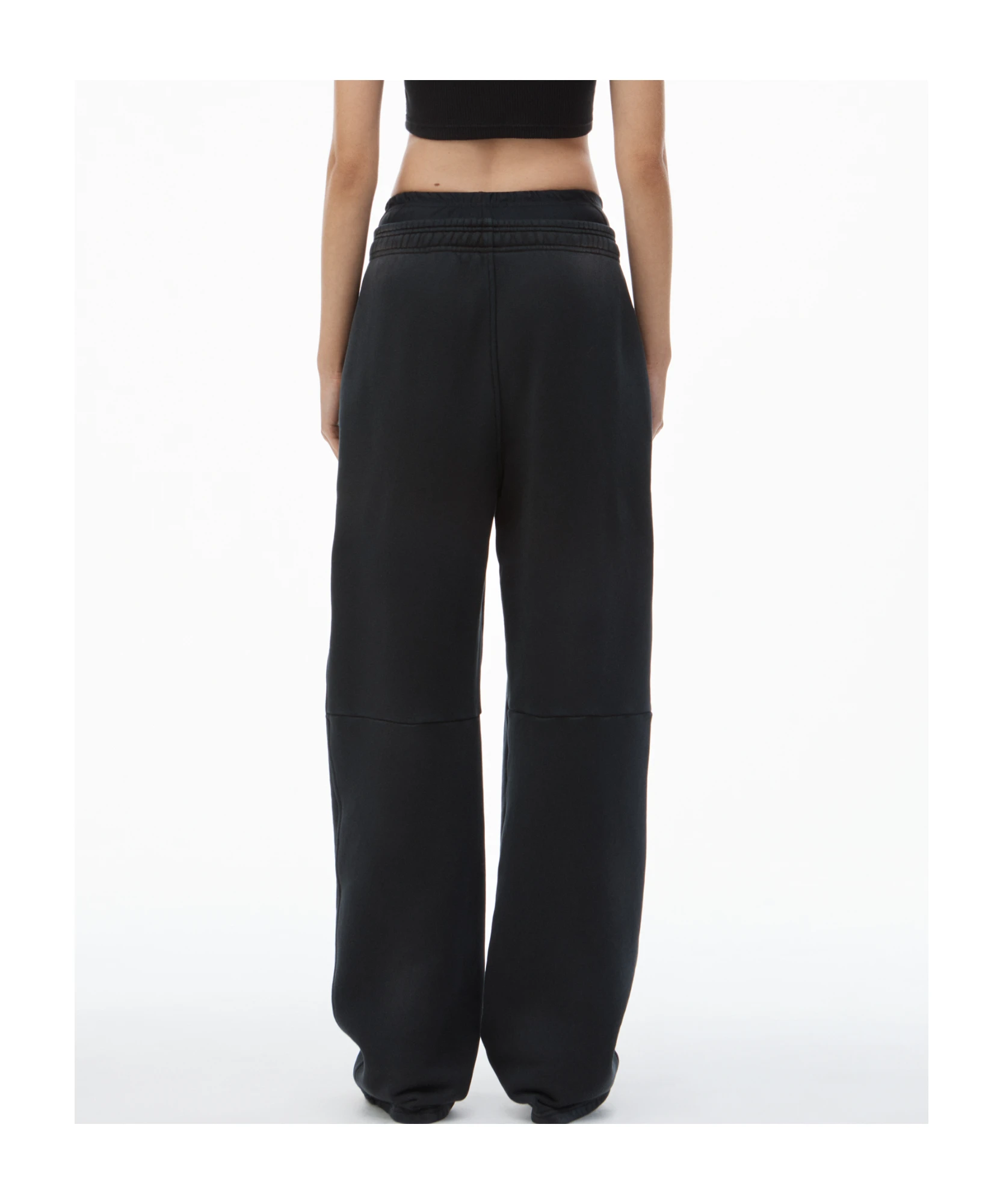 商品【商品预售7天】 Alexander Wang|Alexander Wang 女士休闲裤 4CC1254406011 黑色,价格¥2987,第6张图片详细描述