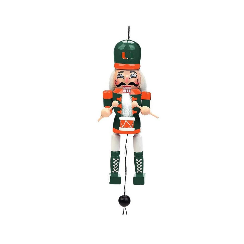 商品FOCO|Miami Hurricanes Pull String Wooden Nutcracker Ornament,价格¥99,第1张图片