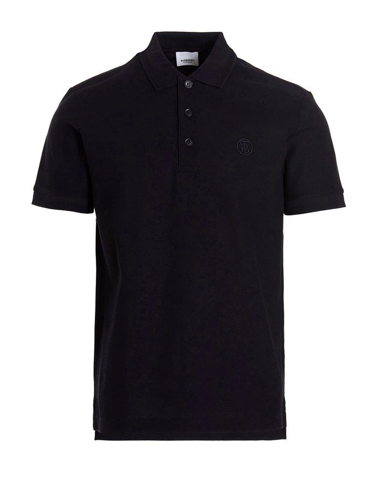 商品Burberry|Burberry Logo Embroidered Short-Sleeved Polo Shirt,价格¥1858,第1张图片