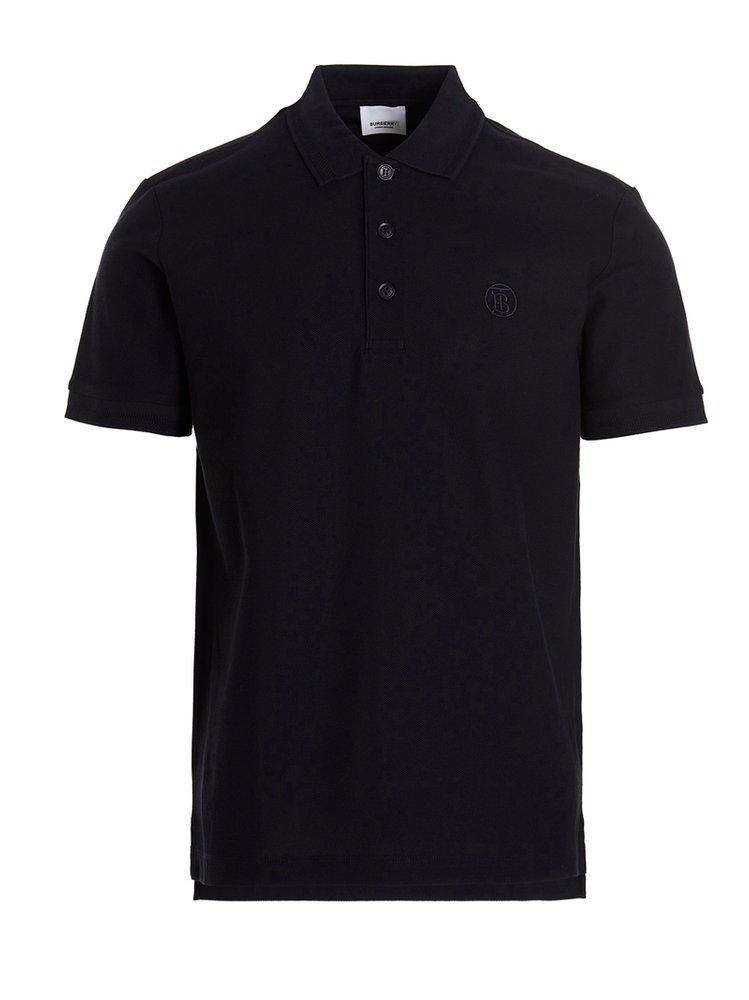 商品Burberry|Burberry Logo Embroidered Short-Sleeved Polo Shirt,价格¥2307-¥2452,第1张图片