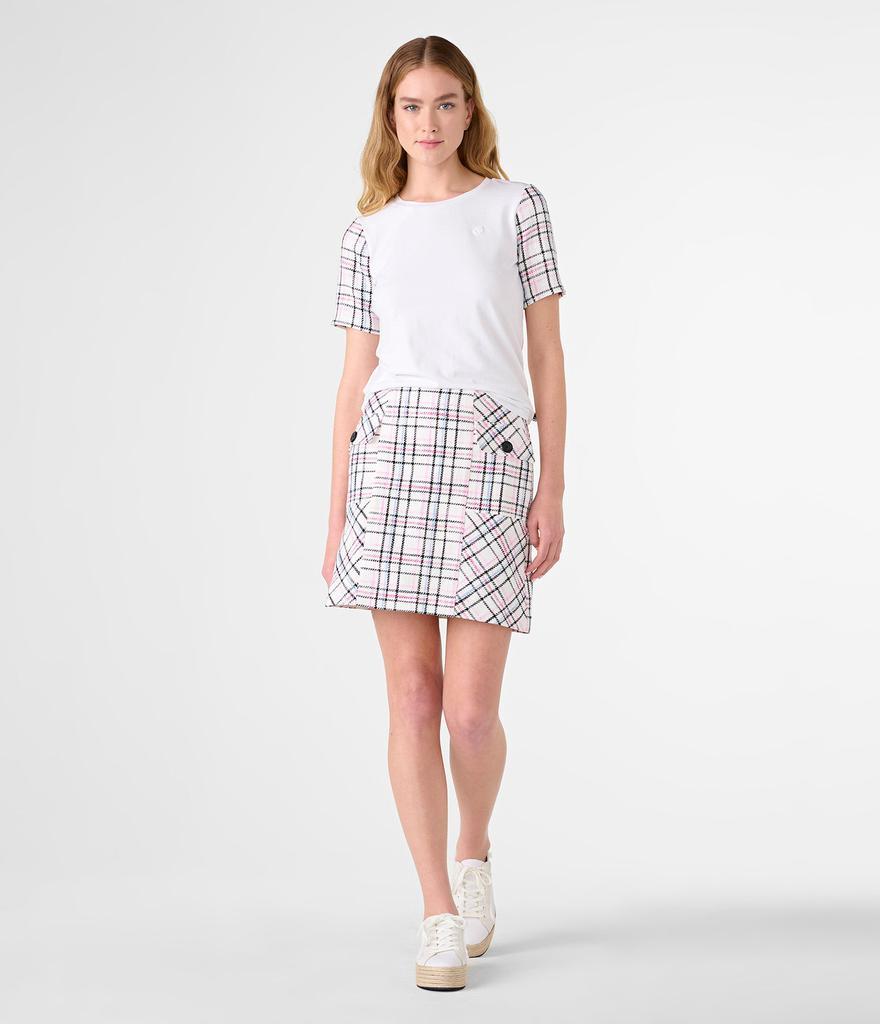 商品Karl Lagerfeld Paris|PLAID TWEED SKIRT,价格¥480,第6张图片详细描述