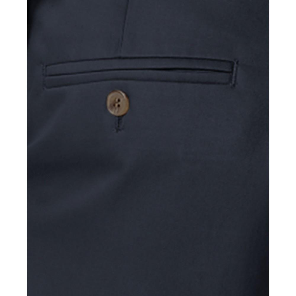 Men's Signature Lux Cotton Classic Fit Creased Stretch Khaki Pants商品第6张图片规格展示