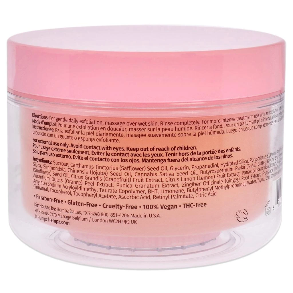 商品Hempz|Hempz Pomegranate Herbal Sugar Body Scrub For Unisex 7.3 oz Scrub,价格¥141,第1张图片