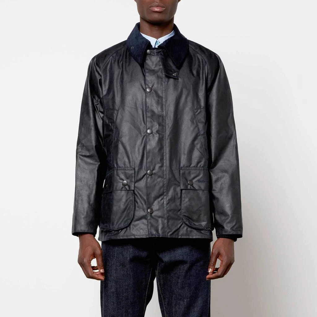 商品Barbour|Barbour Heritage Men's Bedale Wax Jacket - Navy,价格¥2271,第1张图片