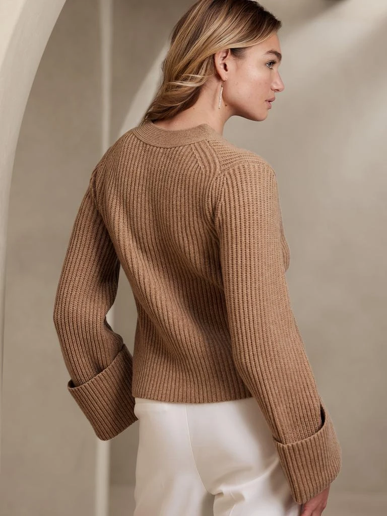 商品BANANA REPUBLIC|Talia Merino-Cashmere Cardigan,价格¥554,第2张图片详细描述