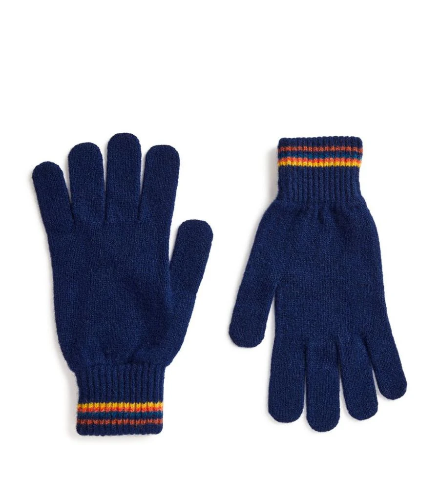 商品Paul Smith|Striped-Detail Gloves,价格¥401,第1张图片