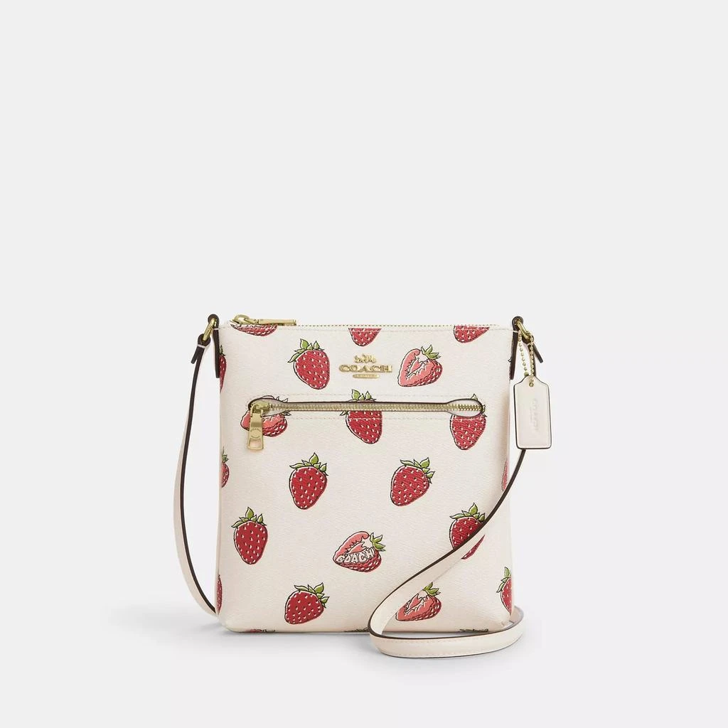 商品Coach|Mini Rowan File Bag With Strawberry Print,价格¥629,第1张图片
