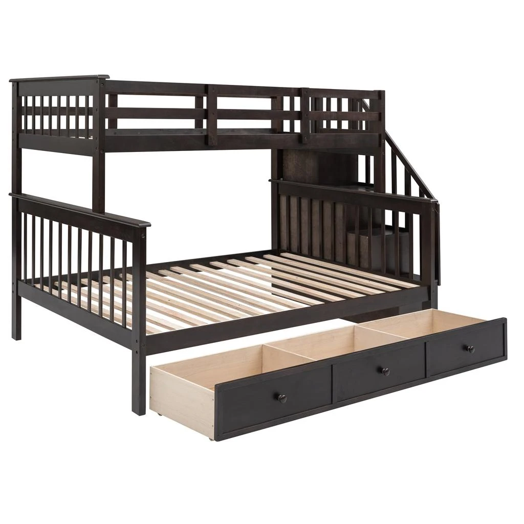 Stairway Twin-Over-Full Bunk Bed 商品