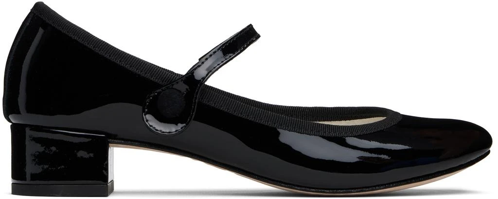 商品Repetto|Black Rose Mary Jane Heels,价格¥2159,第1张图片