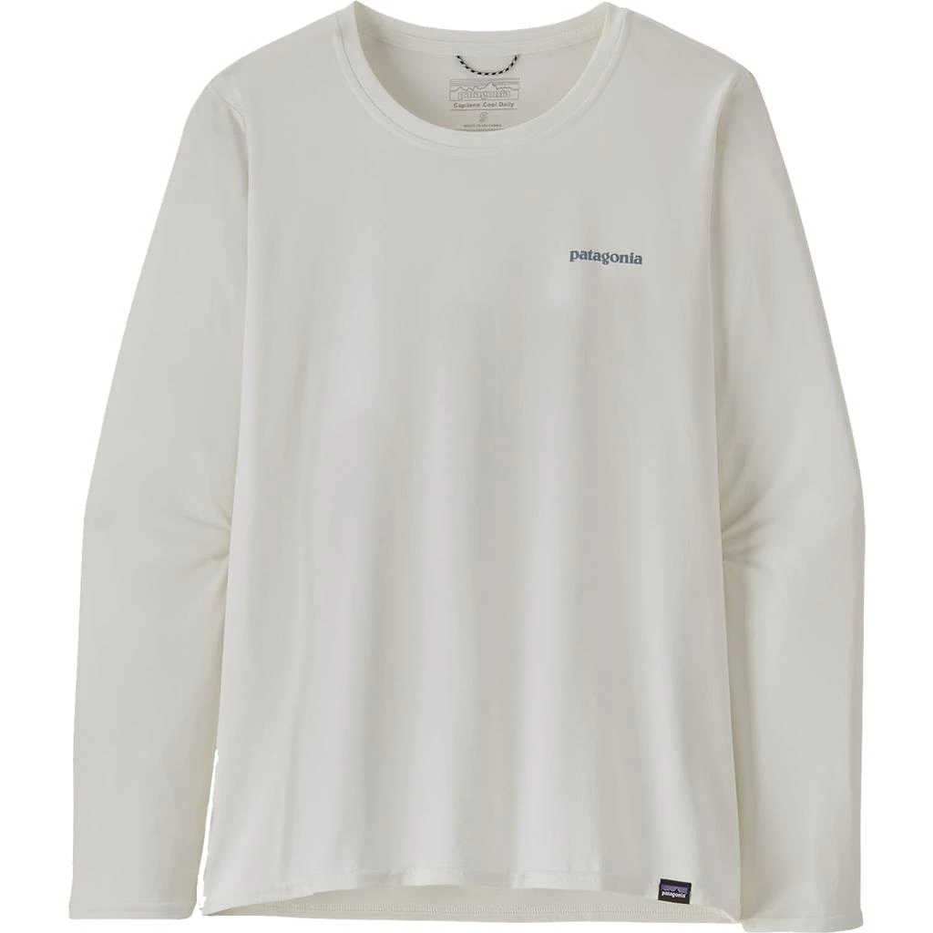 商品Patagonia|Women's Long Sleeved Capilene Cool Daily Graphic Shirt - Waters,价格¥363,第5张图片详细描述