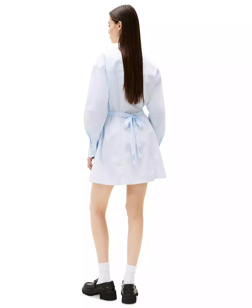 商品Tommy Jeans|Women's Pinstripe Tie-Back Shirtdress,价格¥293,第4张图片详细描述