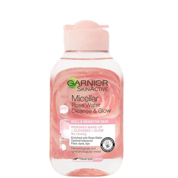 商品Garnier|Garnier Micellar Rose Water Cleanse & Glow 100ml,价格¥40,第1张图片