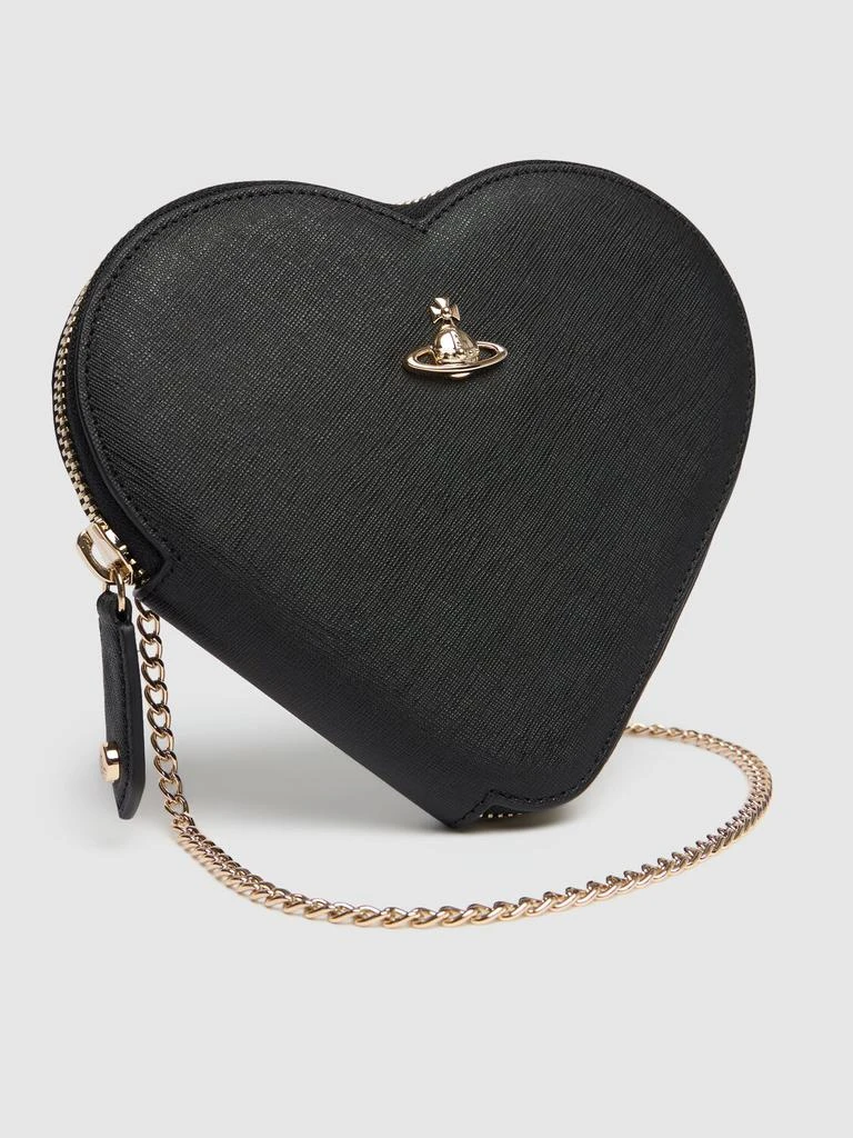 商品Vivienne Westwood|New Heart Saffiano Leather Shoulder Bag,价格¥1379,第2张图片详细描述