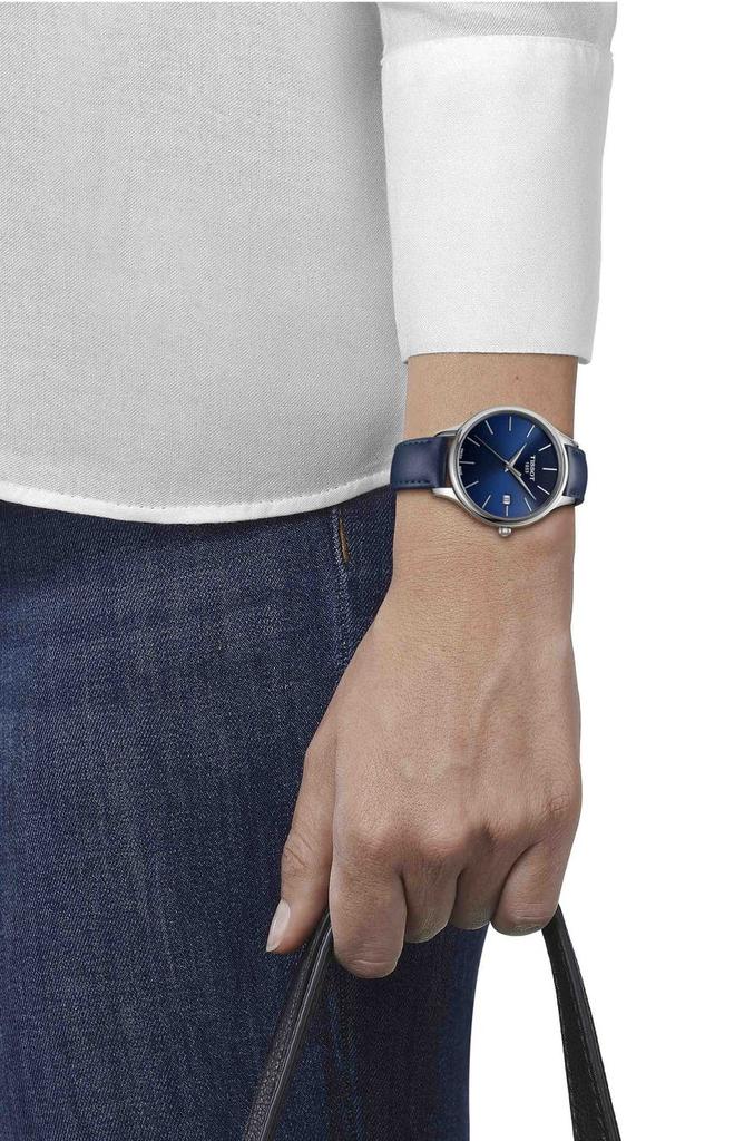 Bella Ora Piccola Leather Strap Watch, 38mm商品第2张图片规格展示