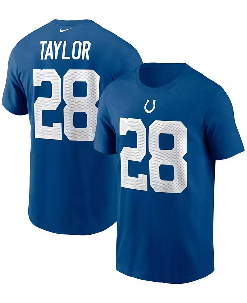 商品NIKE|Men's Jonathan Taylor Royal Indianapolis Colts Player Name and Number T-shirt,价格¥258,第1张图片