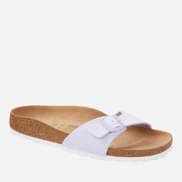 商品Birkenstock|BIRKENSTOCK WOMEN'S MADRID SLIM FIT VEGAN SINGLE STRAP SANDALS - LAVENDER FOG,价格¥392,第1张图片详细描述