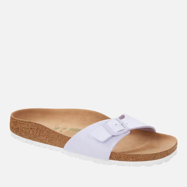 商品Birkenstock|Birkenstock Women's Madrid Slim Fit Vegan Single Strap Sandals - Lavender Fog,价格¥429,第3张图片详细描述