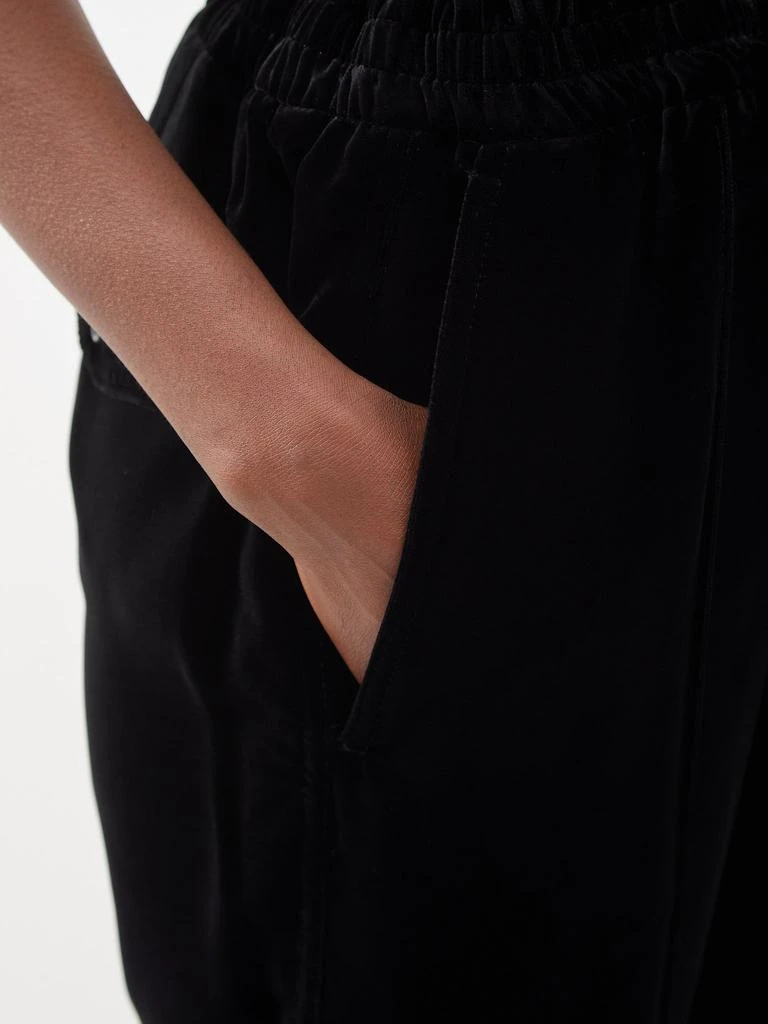 商品Tom Ford|Drawcord velvet tailored track pants,价格¥4664,第3张图片详细描述