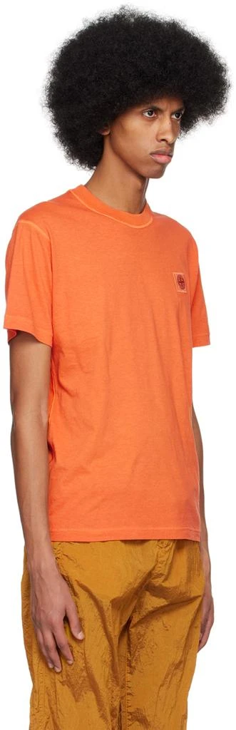 商品Stone Island|Orange 23757 T-Shirt,价格¥723,第2张图片详细描述