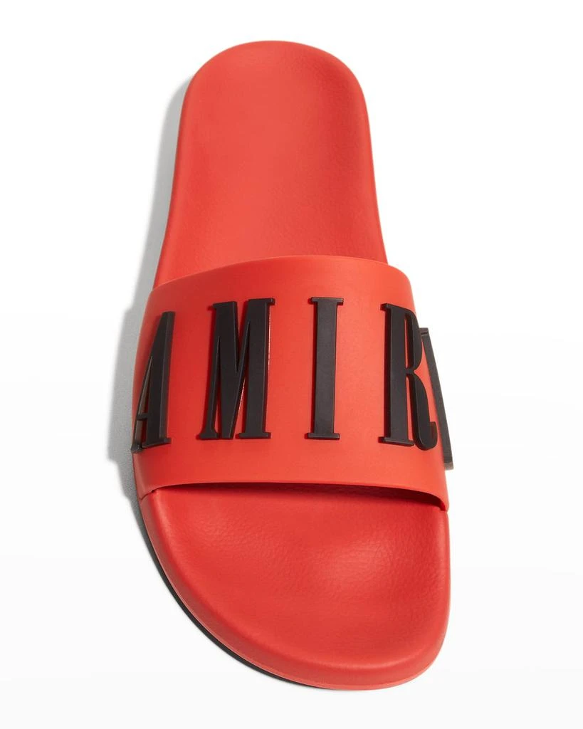 商品AMIRI|Men's Logo Pool Slide Sandals,价格¥2099,第5张图片详细描述