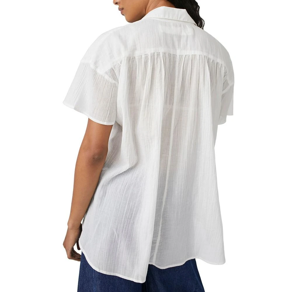 商品Free People|Women's Float Away Cotton Pleated Shirt,价格¥584,第2张图片详细描述