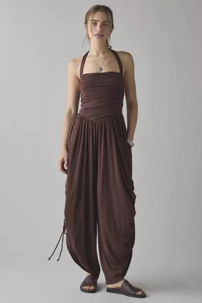 商品Out From Under|Out From Under Sunkissed Ruched Barrel Leg Jumpsuit,价格¥443,第1张图片