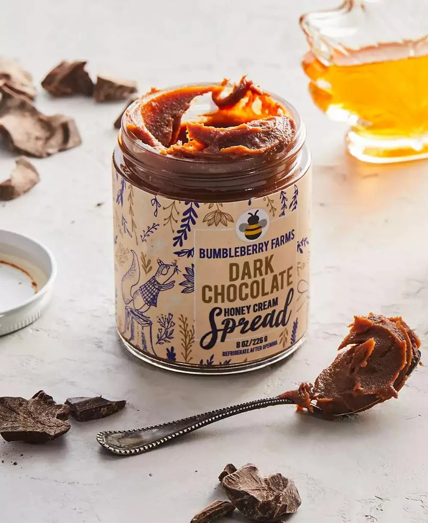 商品Bumbleberry Farms|Dark Chocolate Honey Cream Spread Set of 2,价格¥184,第3张图片详细描述