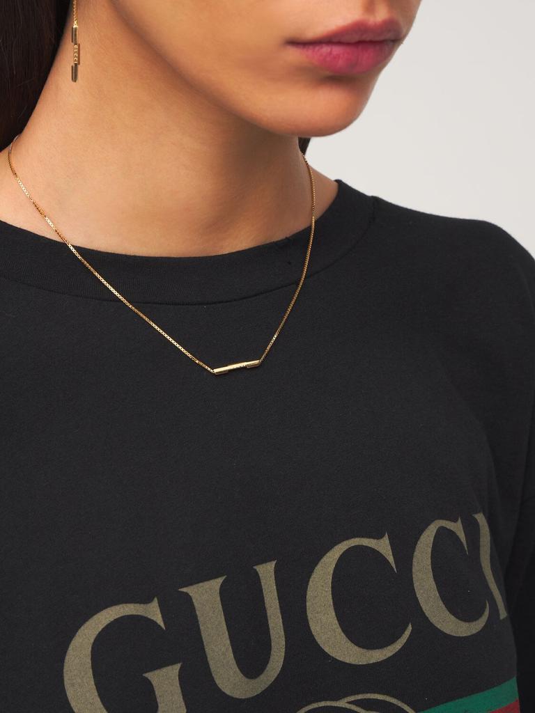 商品Gucci|18kt Gold Link To Love Necklace,价格¥10733,第1张图片