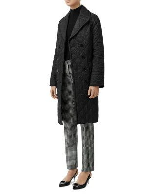 商品Burberry|Double-Breasted Quilted Trench Coat,价格¥5139,第2张图片详细描述