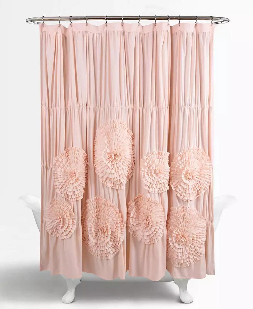 商品Lush Décor|Serena Shower Curtain, 72" x 72",价格¥495,第2张图片详细描述